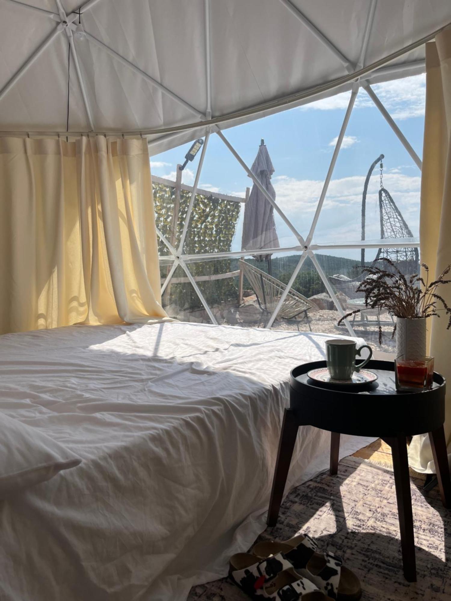 Glamping Peninsula Lustica Rose Villa Tivat Exteriör bild
